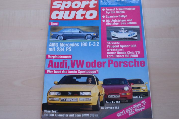 Sport Auto 12/1991